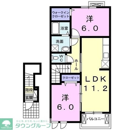 クレメント ブリッサIの物件間取画像